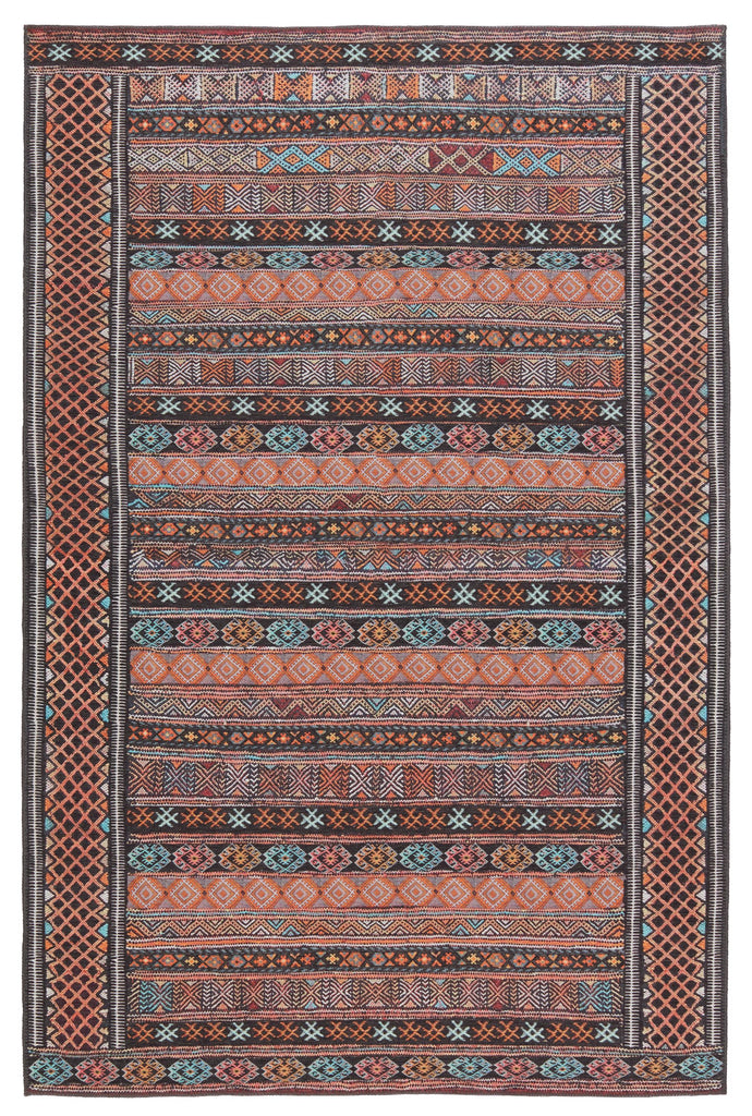 Kate Lester + Jaipur Living Auril Tribal Multicolor/ Orange Area Rug (7'6"X10')