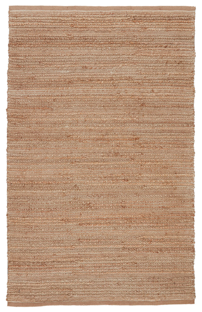 Jaipur Living Himalaya Clifton Solid Tan / White 3'6" x 5'6" Rug