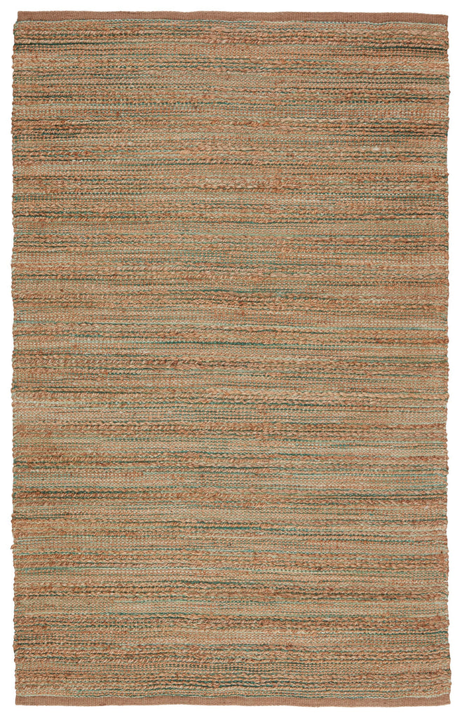 Jaipur Living Himalaya Canterbury Solid Tan / Green 3'6" x 5'6" Rug