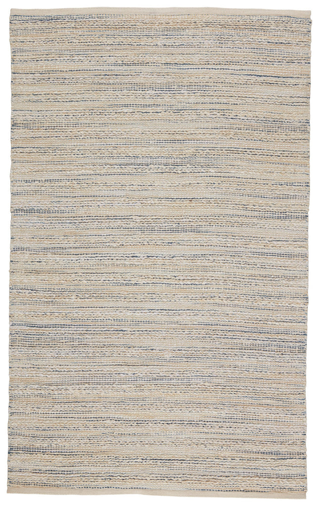 Jaipur Living Himalaya Canterbury Stripes White / Blue 9'6" x 13'6" Rug