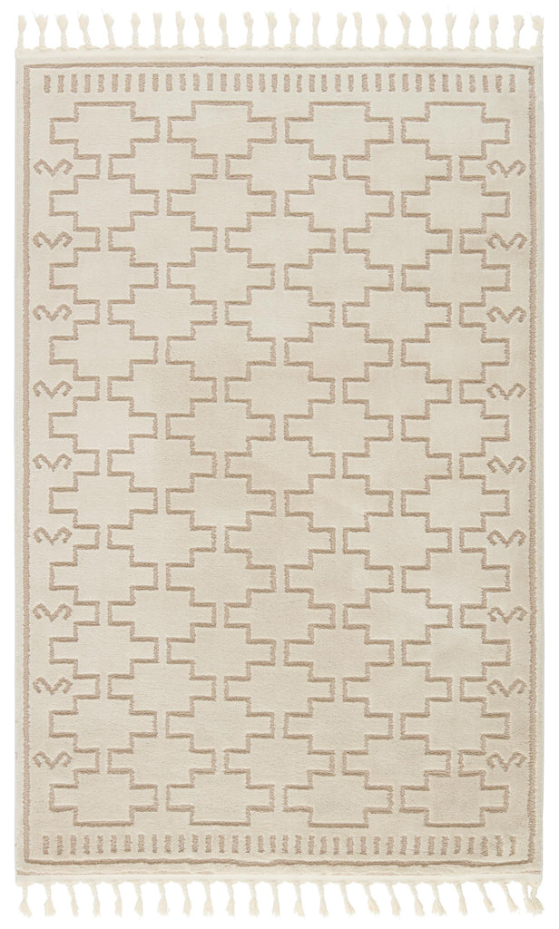 Vibe By Jaipur Living Dawson Trellis Ivory/ Beige Area Rug (5'X7')