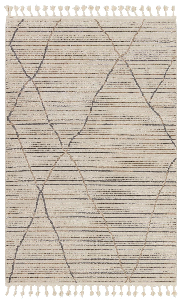 Vibe By Jaipur Living Sachi Trellis Ivory/ Gray Area Rug (10'X14')