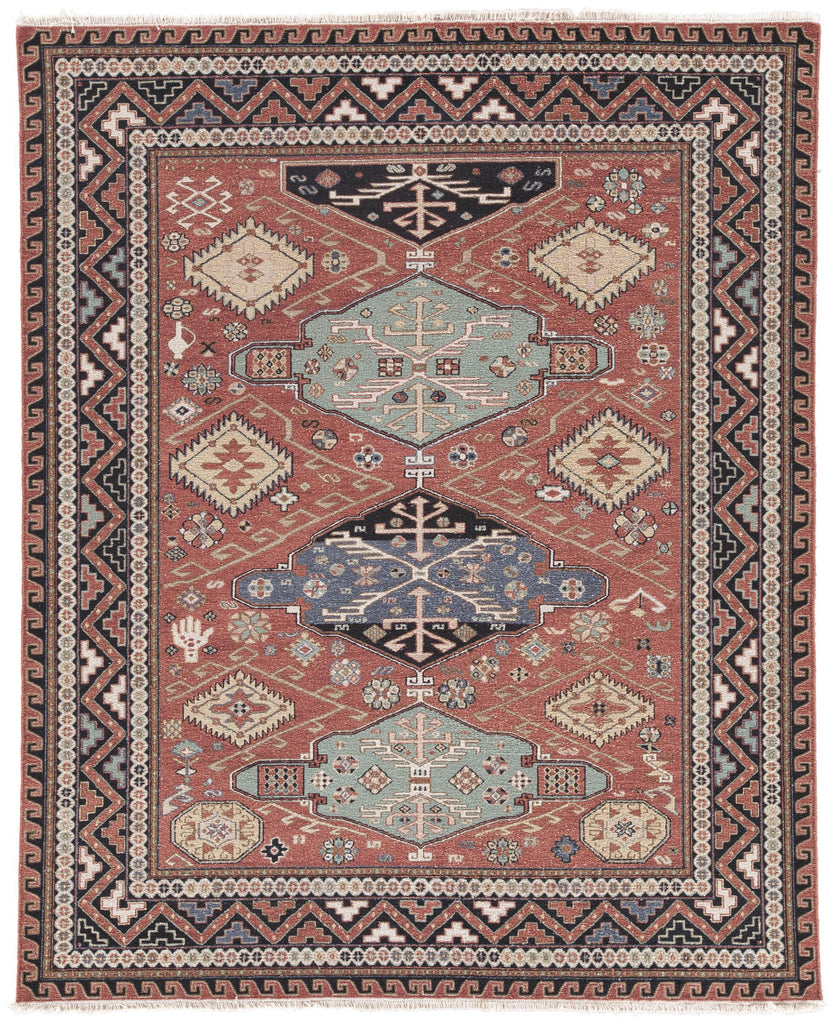 Jaipur Living Jaimak Granato Medallion Red / Blue 2' x 3' Rug