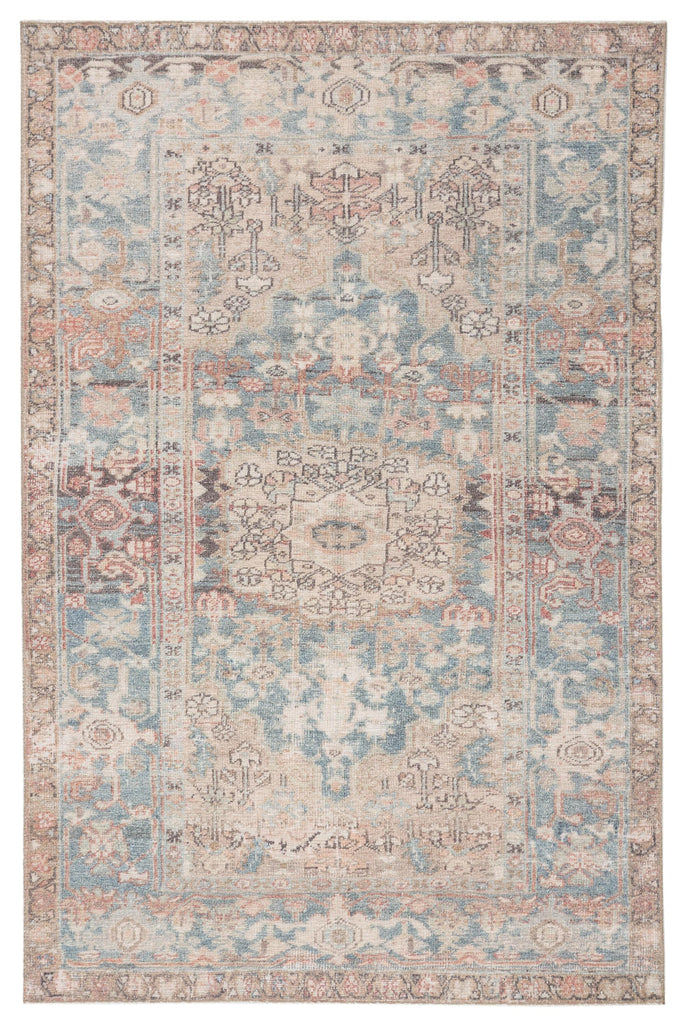 Jaipur Living Kindred Geonna Medallion Blue / Beige 6' x 9' Rug