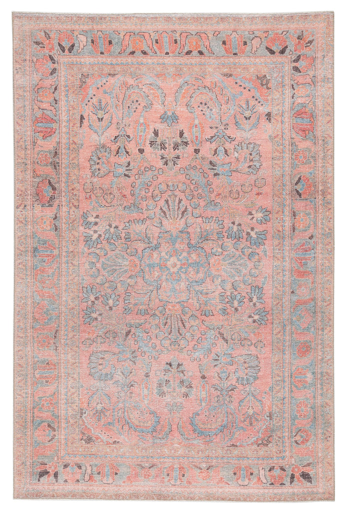 Jaipur Living Pippa Medallion Pink/ Light Blue Runner Rug (2'6"X7'6")