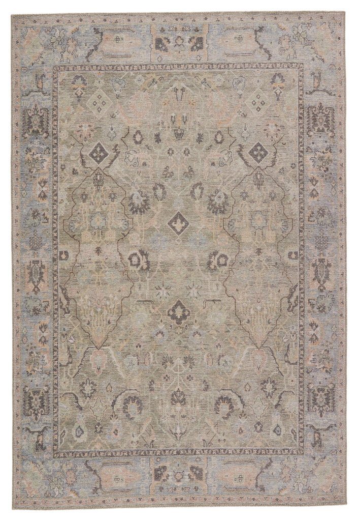 Jaipur Living Kindred Avin Oriental Green / Blue 6' x 9' Rug