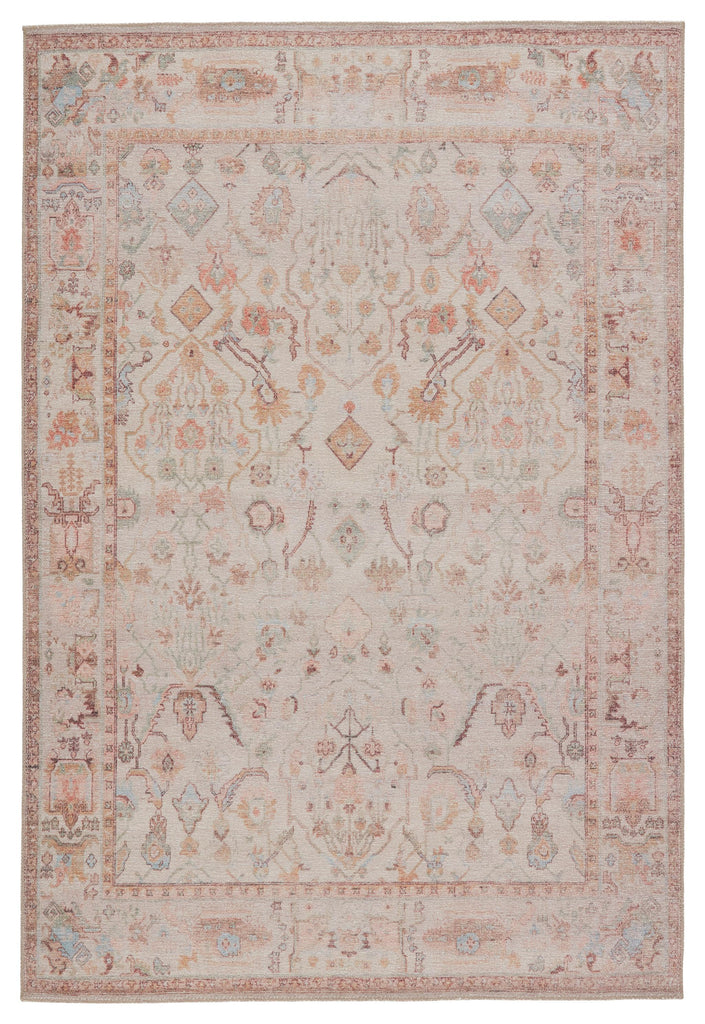 Jaipur Living Kindred Avin Oriental Blush / Blue 2'6" x 7'6" Rug