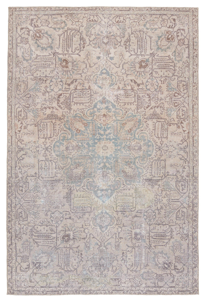 Jaipur Living Kindred Parisa Medallion Light Blue / Light Tan 5' x 7'6" Rug