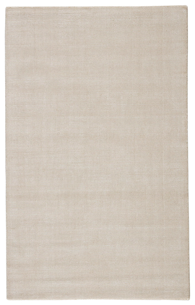 Jaipur Living Konstrukt Kelle Solid White / Beige 9' x 13' Rug