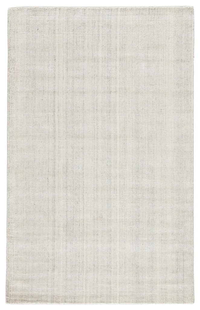 Jaipur Living Kelle Handmade Solid White/ Gray Area Rug (8'X10')