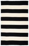 Jaipur Living Lanai Remora Stripes Black / Ivory 2' X 3' Rug