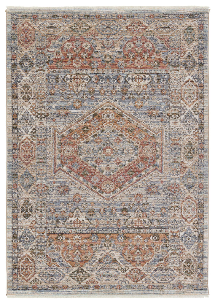 Jaipur Living Lark Madrid Medallion Red / Blue 4' x 6' Rug