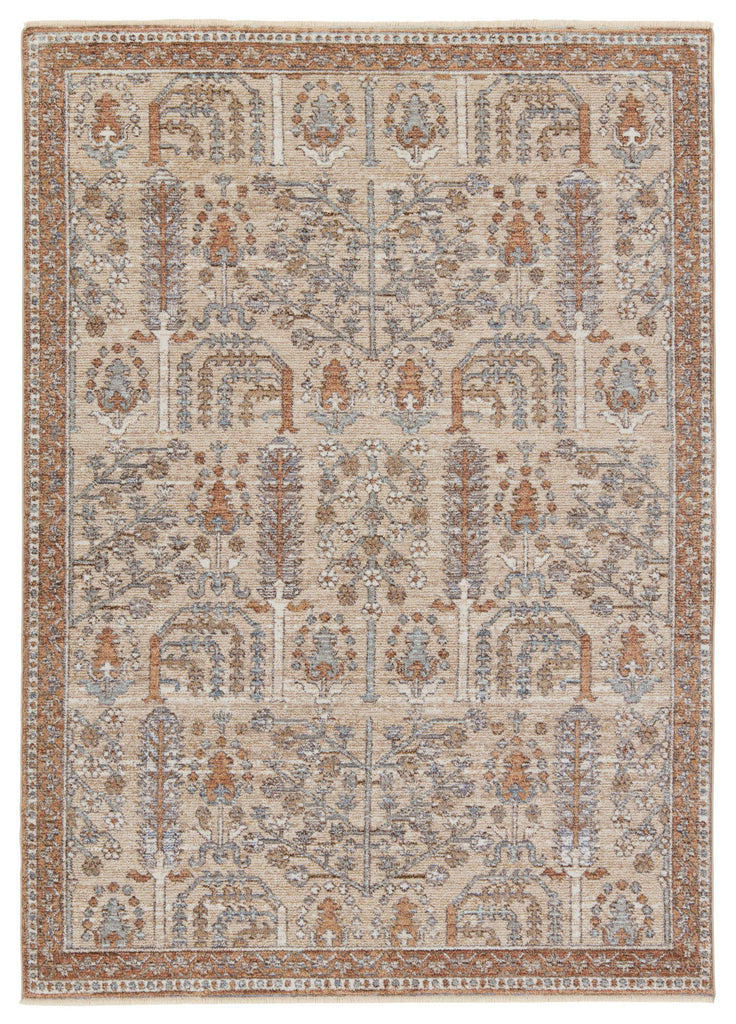 Jaipur Living Regard Floral Slate/ Bronze Area Rug (8'X10')