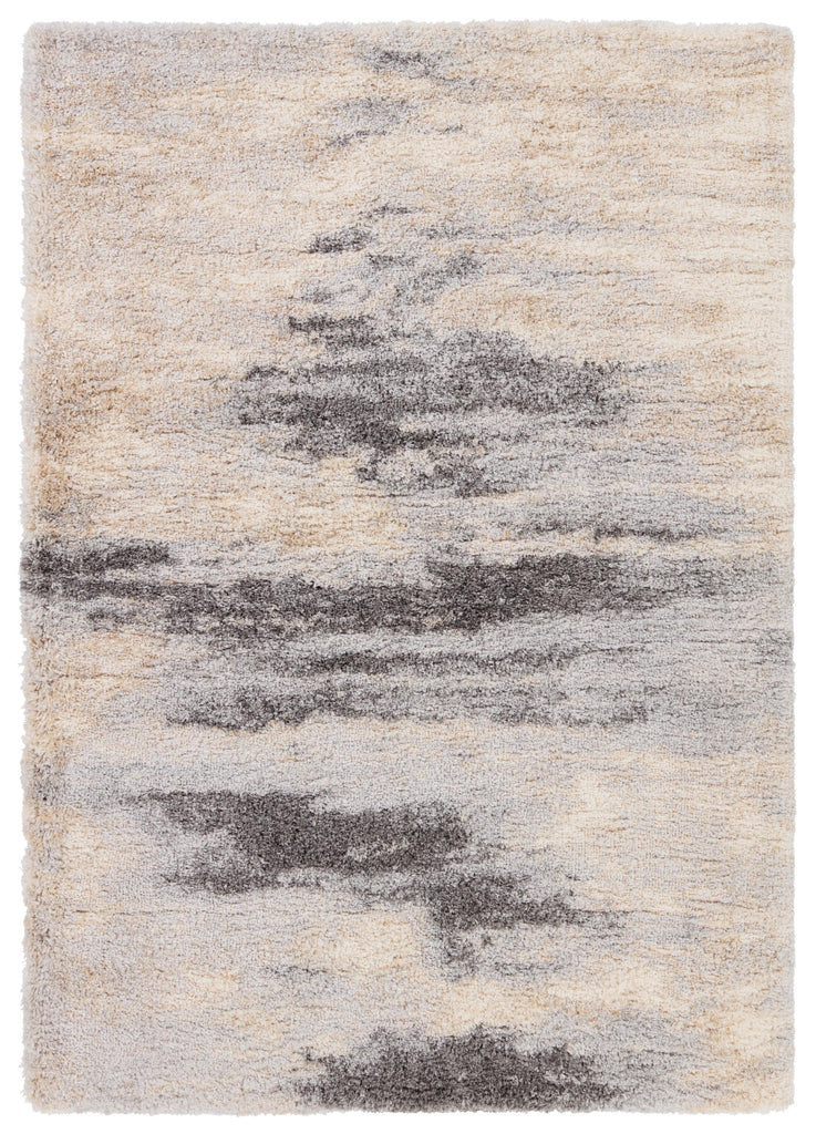 Jaipur Living Triton Abstract Gray/ Cream Area Rug (5'3"X7'7")