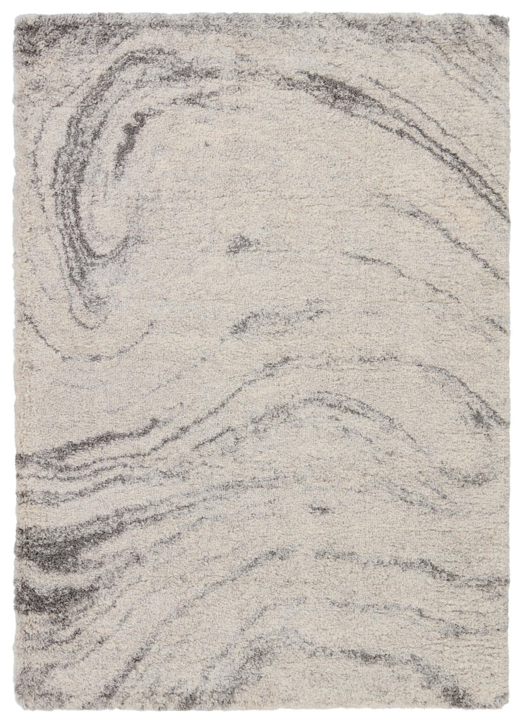 Jaipur Living Windsor Abstract Gray/ Cream Area Rug (5'3"X7'7")