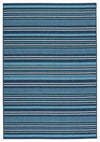 Jaipur Living Mahaba Elara Stripes Blue / Green 2' X 3' Rug