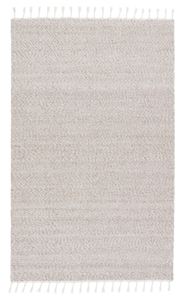 Jaipur Living Adria Indoor/ Outdoor Solid Cream/ Gray Area Rug (9'X12')