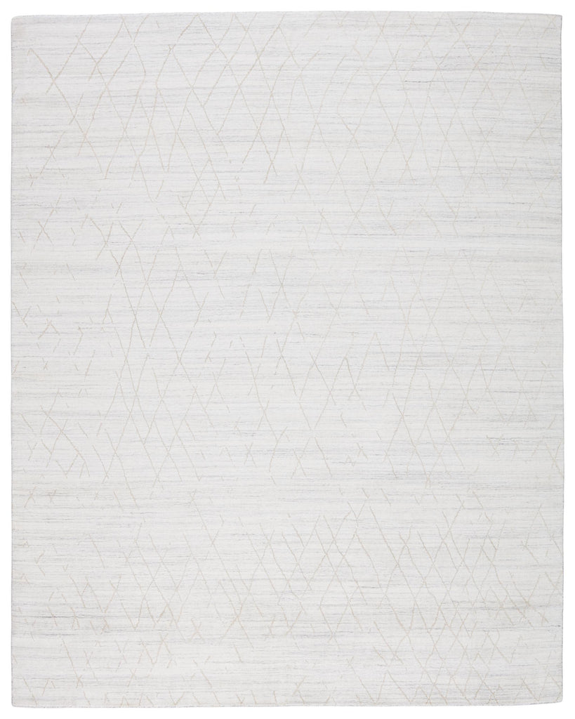 Jaipur Living Makai Sahar Trellis White / Tan 3' x 10' Rug