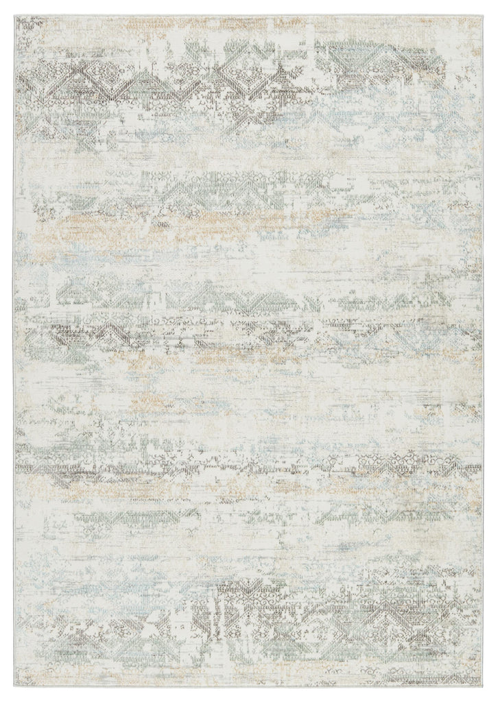 Vibe By Jaipur Living Chantel Trellis Gray/ Green Area Rug (7'10"X10')