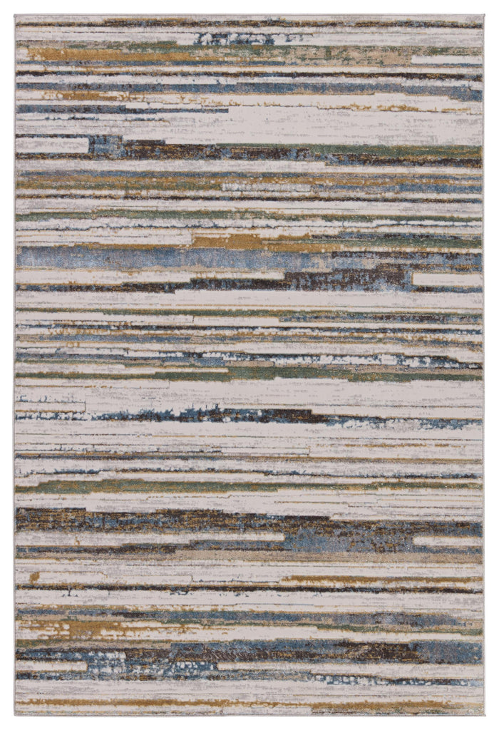 Jaipur Living Melo Fioro Stripes Multicolor / Cream 5'3" x 8' Rug