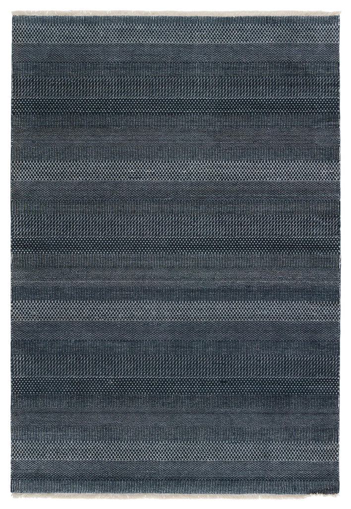 Jaipur Living Merritt Adler Tribal Dark Blue / Ivory 9' x 12' Rug