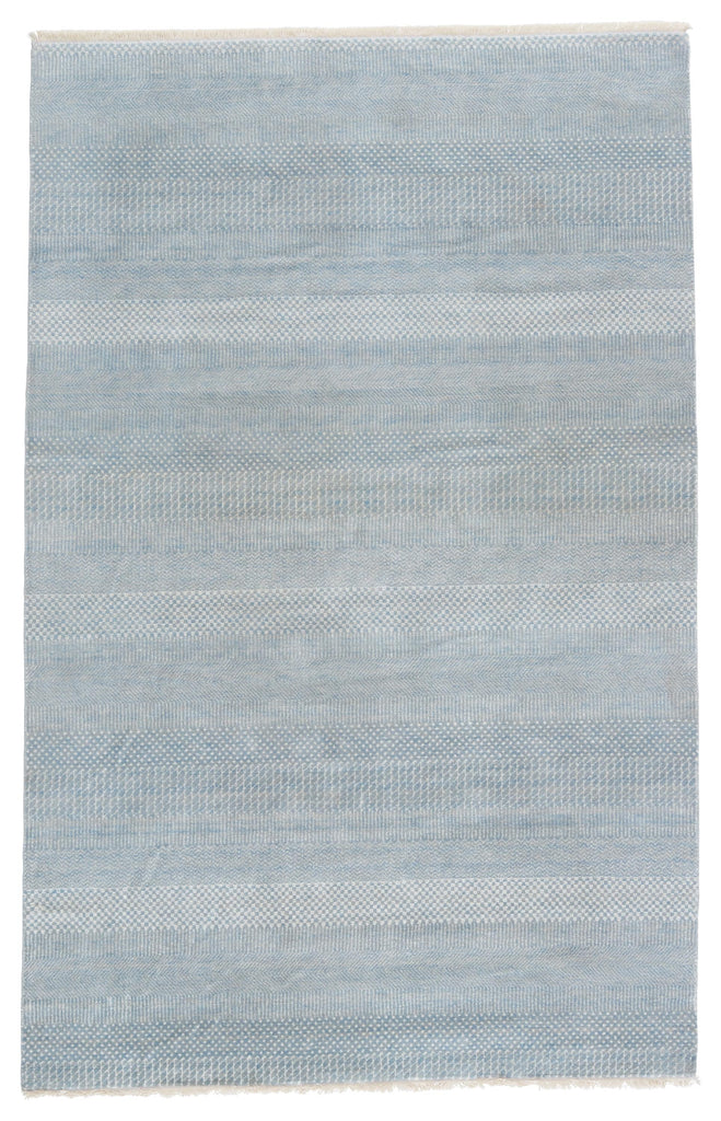 Jaipur Living Adler Tribal Sky Blue/ Ivory Area Rug (6'X9')