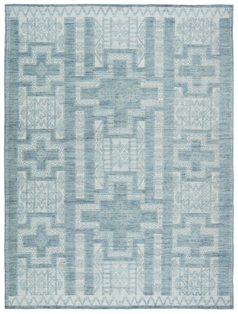 Jaipur Living Monarch Cirus Geometric Blue / Ivory 6' x 9' Rug