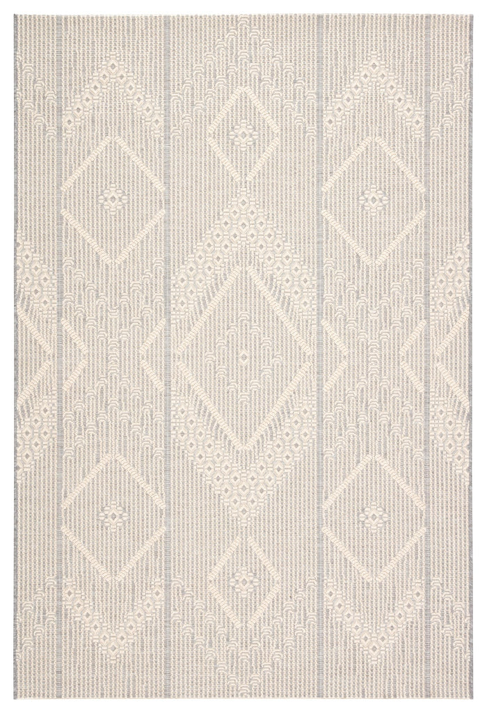 Jaipur Living Shiloh Indoor/ Outdoor Tribal Gray/ Cream Area Rug (2'X3'7")