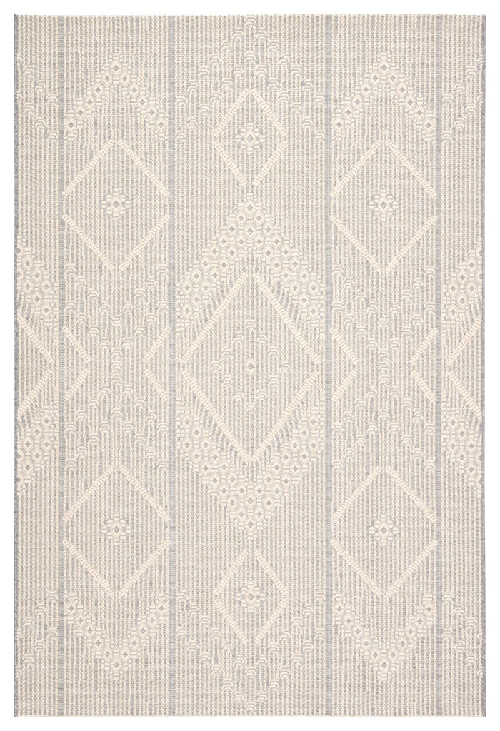 Jaipur Living Monteclair Shiloh Tribal Gray / Cream 5'3" x 7'6" Rug