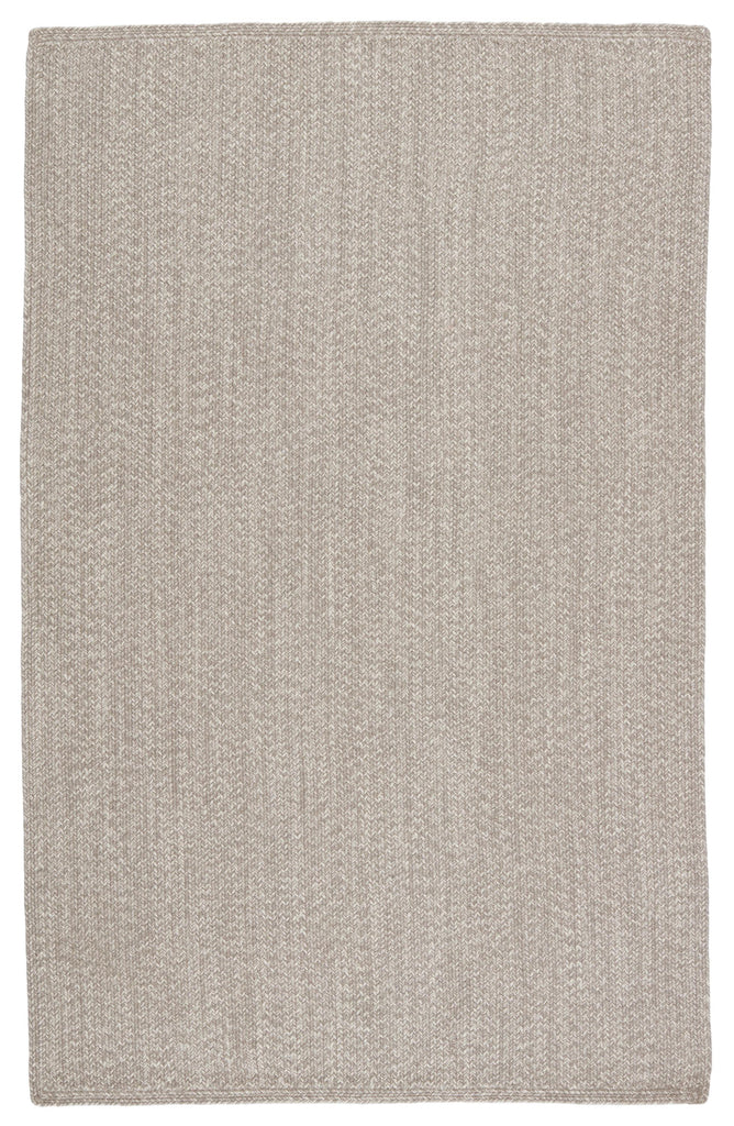 Jaipur Living Dumont Indoor/ Outdoor Solid Light Gray Area Rug (4'X6')