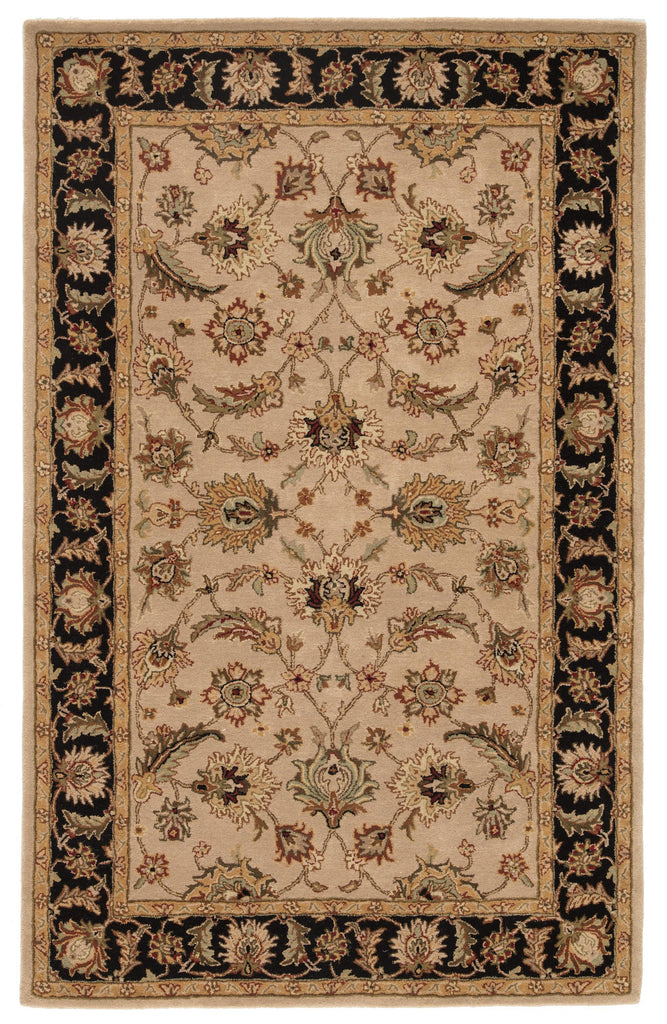 Jaipur Living Mythos Selene Floral Beige / Black 2' x 3' Rug