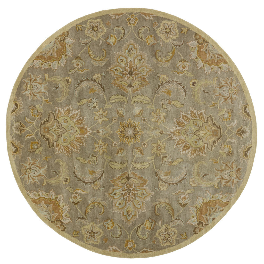 Jaipur Living Mythos Abers Floral Gray / Beige 10' RND Rug