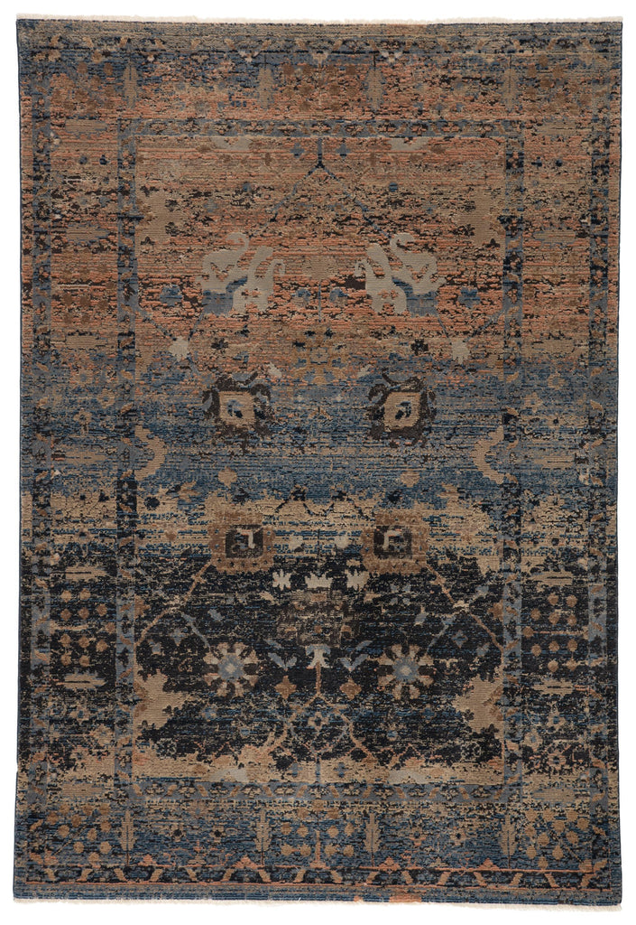 Jaipur Living Myriad Caruso Oriental Blue / Taupe 7'10" x 11'1" Rug