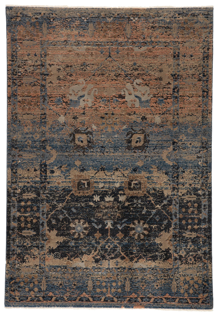 Vibe By Jaipur Living Caruso Oriental Blue/ Taupe Area Rug (7'10"X11'1")