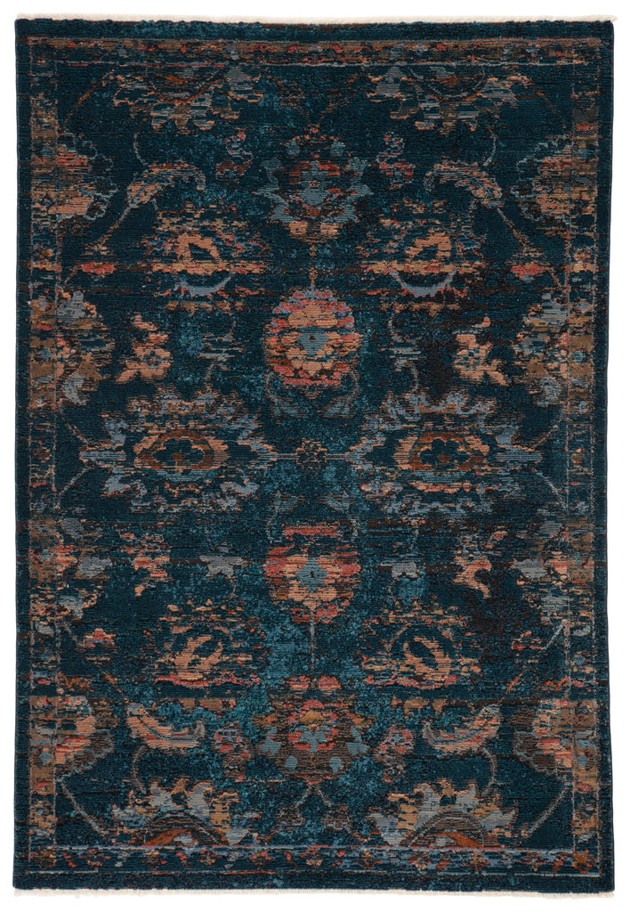 Vibe By Jaipur Living Milana Oriental Blue/ Blush Area Rug (7'10"X11'1")