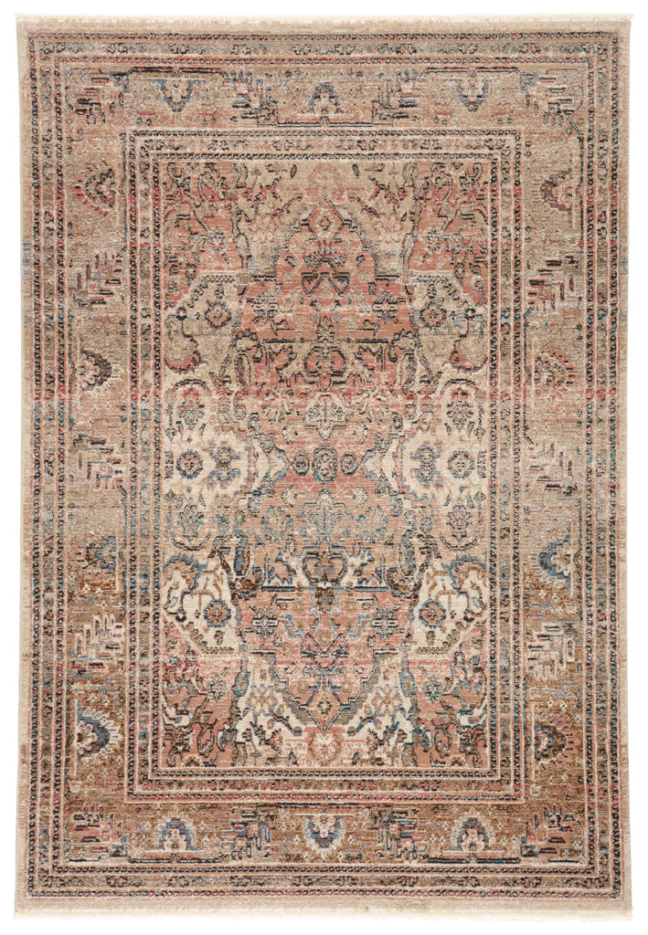 Vibe By Jaipur Living Ginia Medallion Blush/ Beige Area Rug (9'6"X12'7")