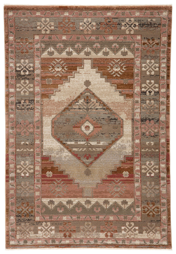 Vibe By Jaipur Living Constanza Medallion Blush/ Gray Area Rug (5'X7'6")