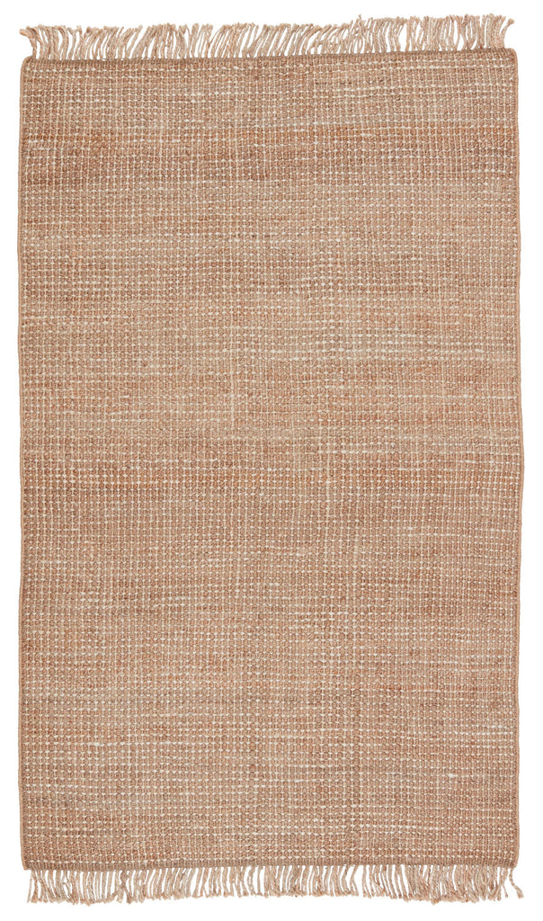 Jaipur Living Naturals Lucia Sauza Solid Beige / Ivory 8' x 10' Rug