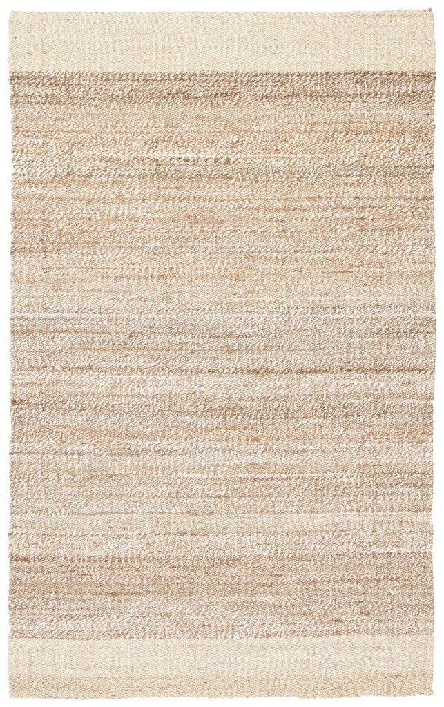 Jaipur Living Mallow Natural Bordered White/ Tan Area Rug (10'X14')