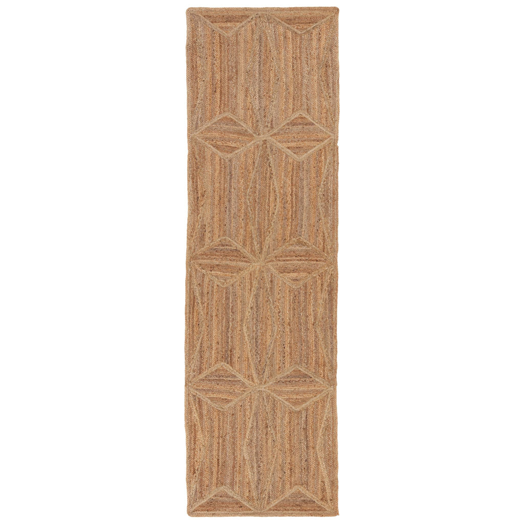 Jaipur Living Abel Natural Geometric Beige Runner Rug (3'X10')