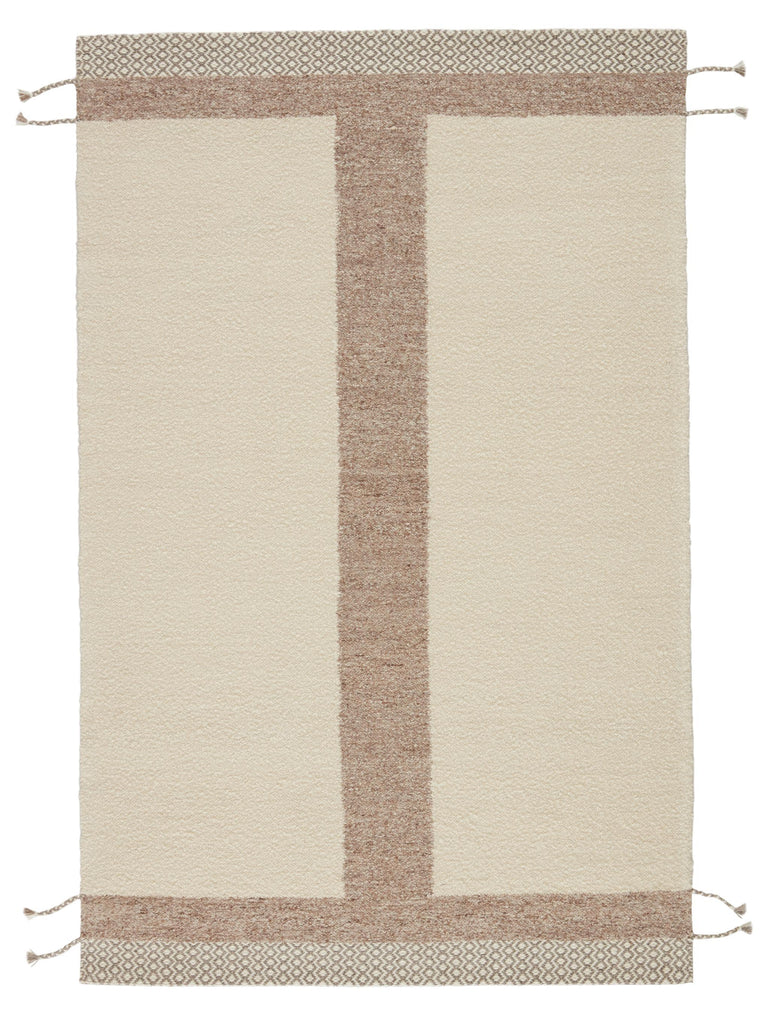 Jaipur Living Nazca Calva Geometric Cream / Light Tan 8' x 10' Rug