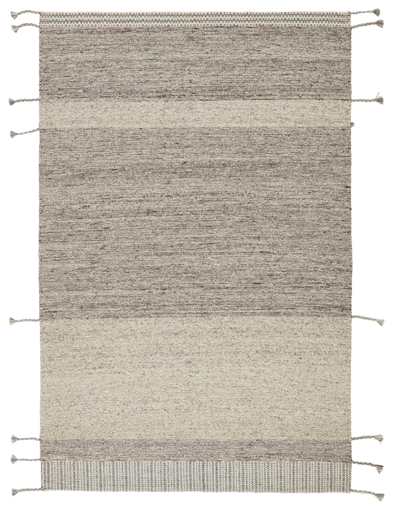 Jaipur Living Coolidge Handmade Striped Gray Area Rug (5'X8')