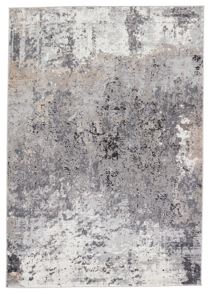 Vibe By Jaipur Living Perrin Abstract Gray/ Tan Area Rug (5'X8')