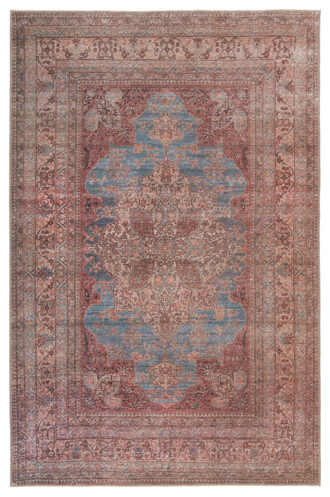 Jaipur Living Harman Vacherie Medallion Red / Blue 5' x 7'6" Rug