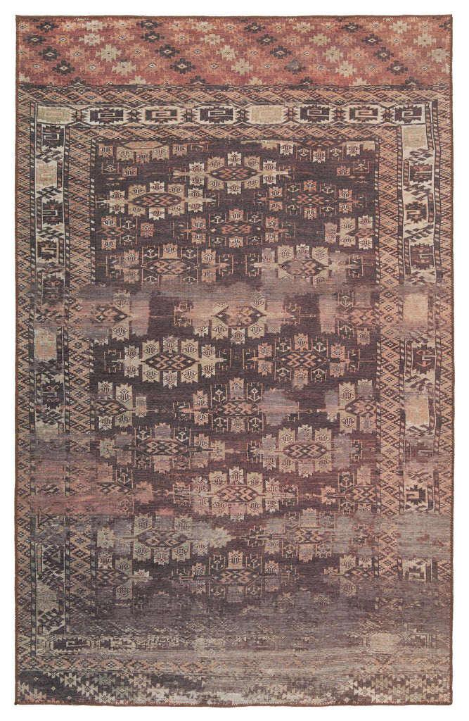 Jaipur Living Harman Minerva Trellis Brown / Terracotta 5' x 7'6" Rug