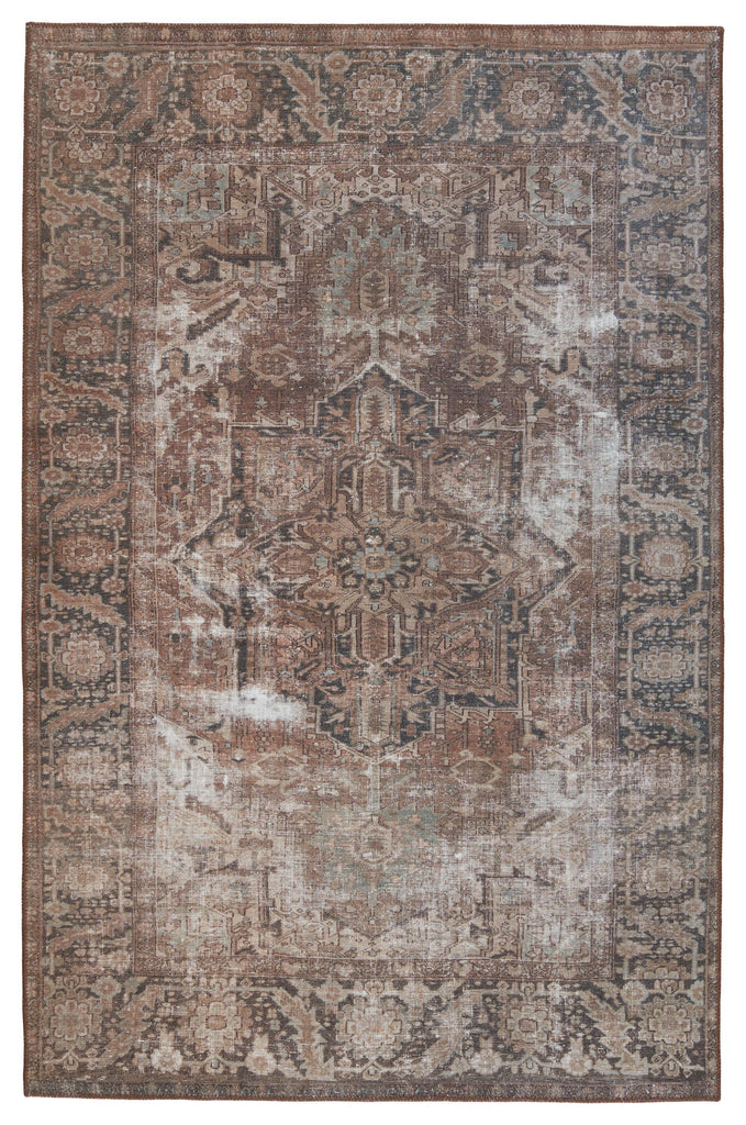 Jaipur Living Harman Minita Medallion Brown / Tan 9' x 12' Rug