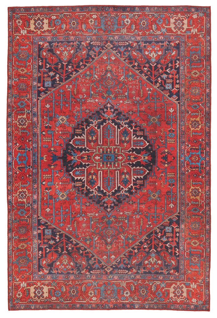 Jaipur Living Harman Eterna Medallion Red / Blue 7'6" x 10' Rug