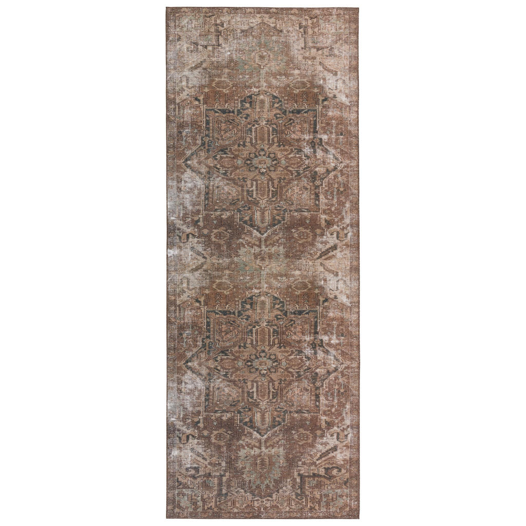 Jaipur Living Harman Hold Minita Medallion Brown / Tan 2' x 4' Rug