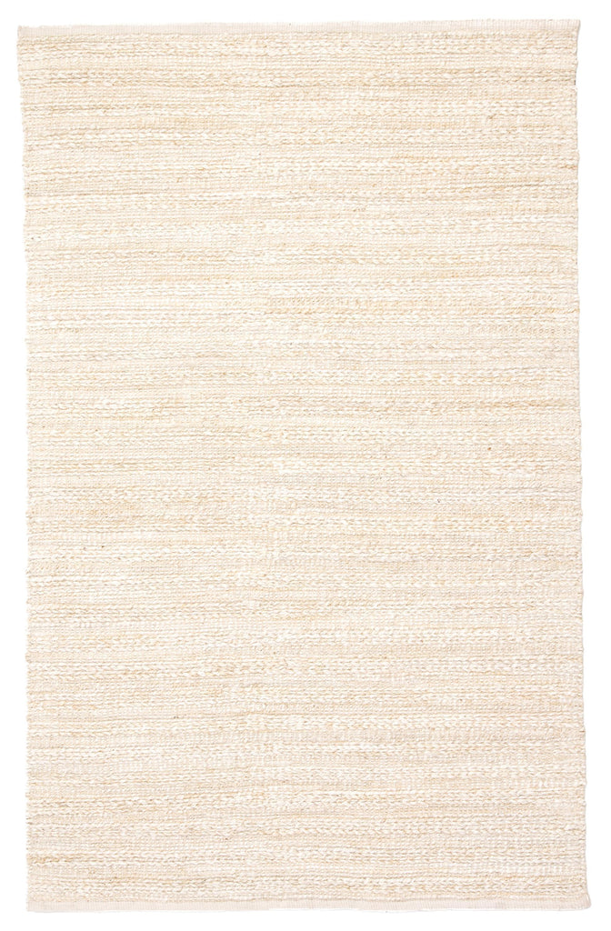 Jaipur Living Himalaya Canterbury Solid White / Beige 5' x 8' Rug