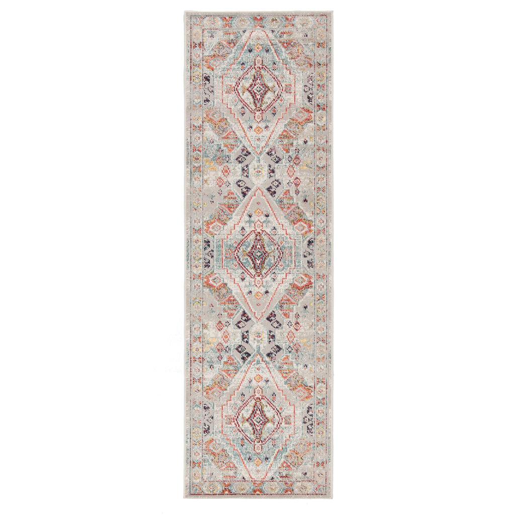 Jaipur Living Farra Indoor/ Outdoor Medallion Multicolor/ Green Runner Rug (2'6"X8')